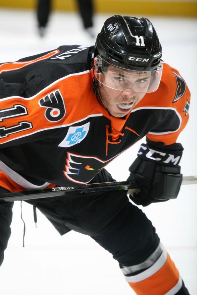 Lehigh Valley Phantoms forward Steven Swavely