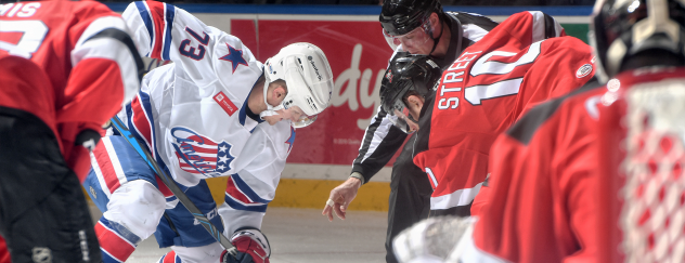 Binghamton Devils face off with the Rochester Americans
