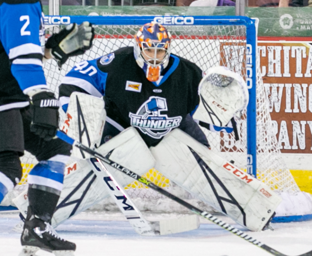 Wichita Thunder goaltender Stuart Skinner