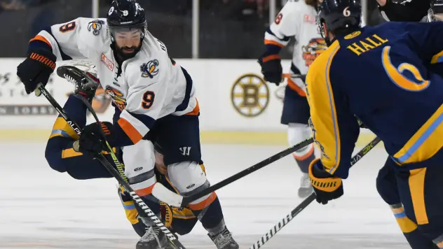 Greenville Swamp Rabbits forward Mason Baptista vs. the Atlanta Gladiators