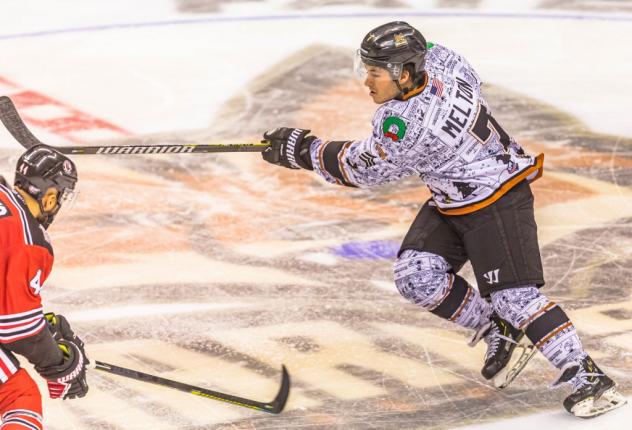 Forward Frankie Melton with the Fayetteville Marksmen