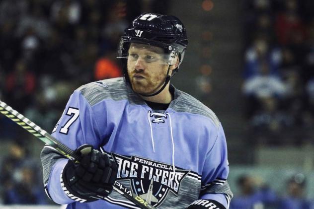 Pensacola Ice Flyers defenseman Jesse Kessler