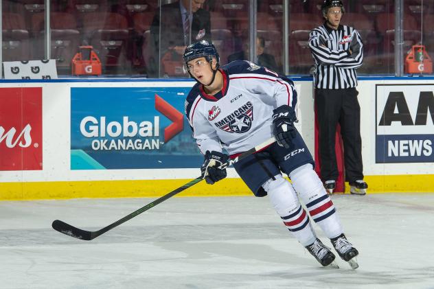 Forward Kaden Kohle with the Tri-City Americans