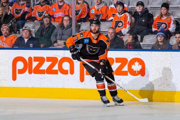 Lehigh Valley Phantoms defenseman T.J. Brennan vs. the Toronto Marlies