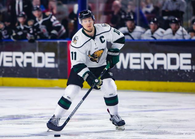 Utah Grizzlies defenseman Taylor Richart