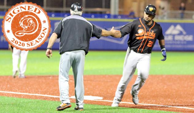 Long Island Ducks infielder Deibinson Romero