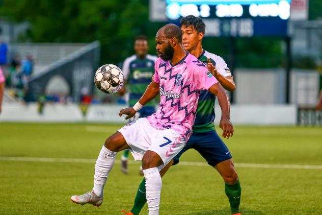 Forward Madison FC forward Don Smart vs. Saint Louis FC