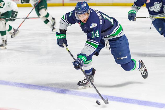 Tyler Carpendale with the Seattle Thunderbirds