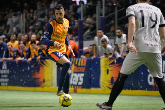 Mike Ramos of the Tacoma Stars looks to pass against the Cal Turlock Express