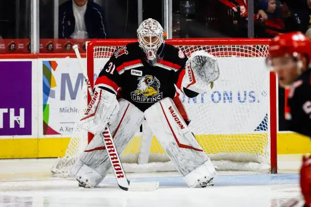 Grand Rapids Griffins goaltender Calvin Pickard