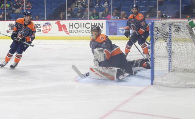 Tulsa Oilers goaltender Olle Eriksson Ek