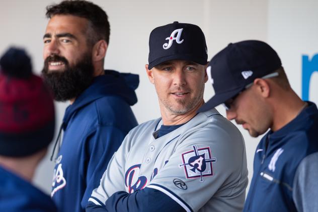 Reno Aces pitching coach Jeff Bajenaru