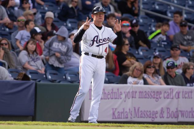 Reno Aces coach Greg Gross