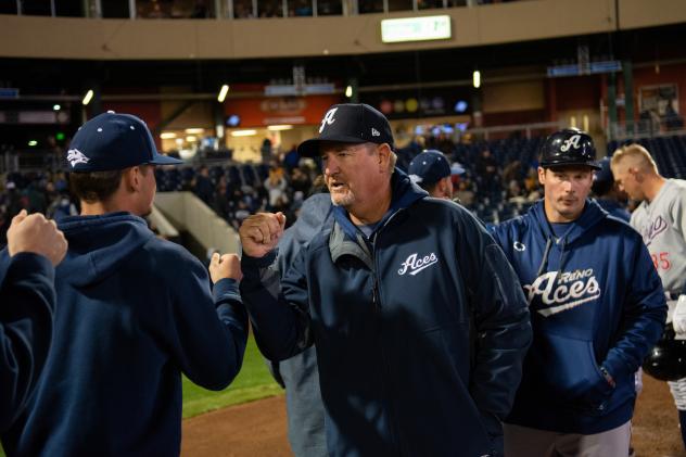 Reno Aces manager Chris Cron