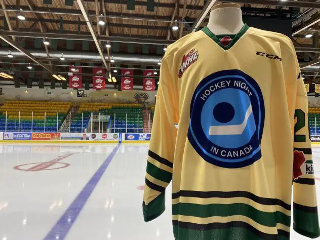 Prince Albert Raiders WHL Suits up to Promote Organ Donation Presented by RE/MAX sweaters