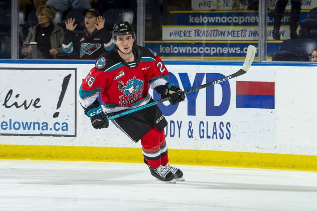 Kelowna Rockets forward Liam Kindree