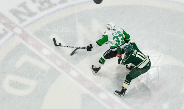A bird's eye view of the Texas Stars vs. the Iowa Wild