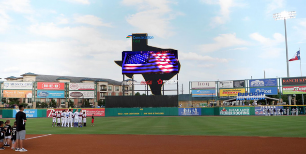 Rendering of new LED video board at Constellation Field