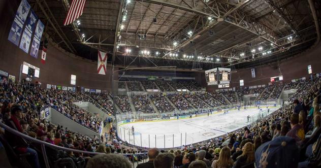 Pensacola Bay Center, home of the Pensacola Ice Flyers