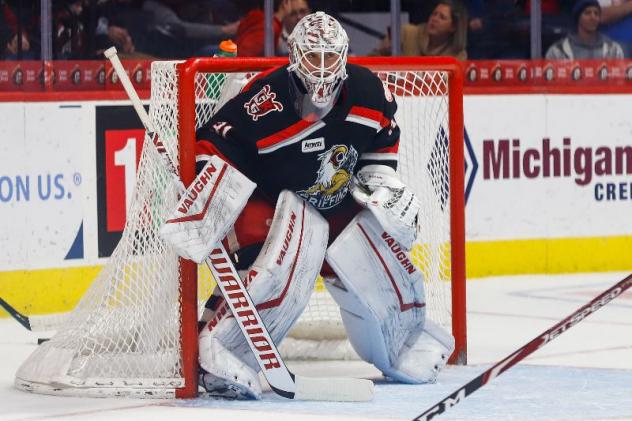 Grand Rapids Griffins goaltender Calvin Pickard