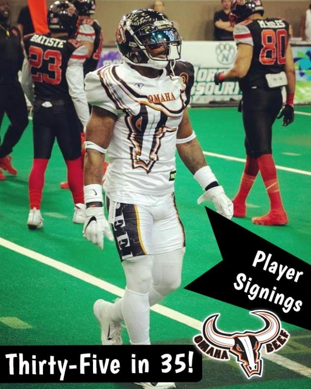 Omaha Beef DB/RB Chris Perry