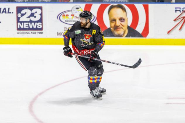 Rockford IceHogs Specialty LEGO/Autism Awareness Night jerseys
