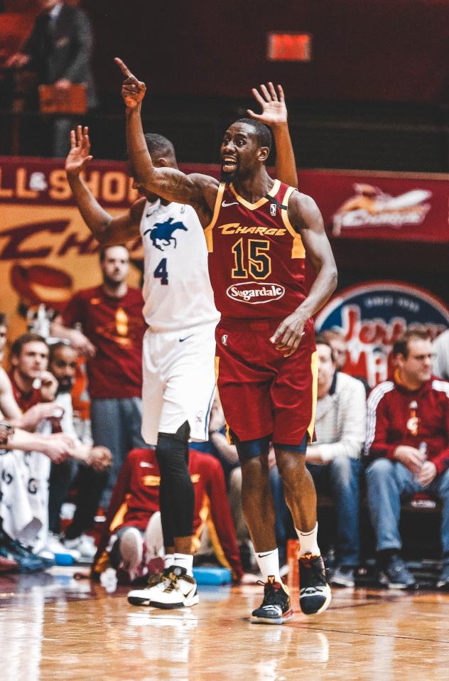 Canton Charge guard/forward Sir'Dominic Pointer vs. the Delaware Blue Coats