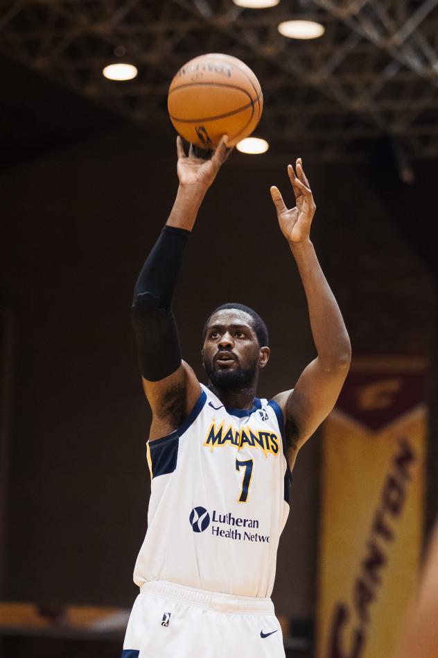 Forward Omari Johnson with the Fort Wayne Mad Ants