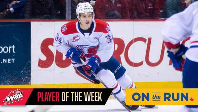 Spokane Chiefs forward Adam Beckman