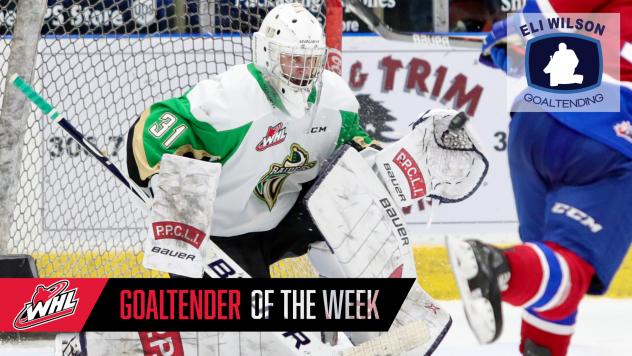 Prince Albert Raiders goaltender Max Paddock