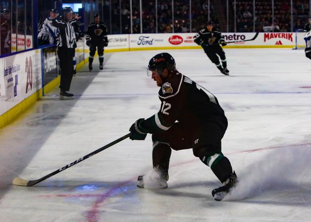 Utah Grizzlies forward Ryan Wagner