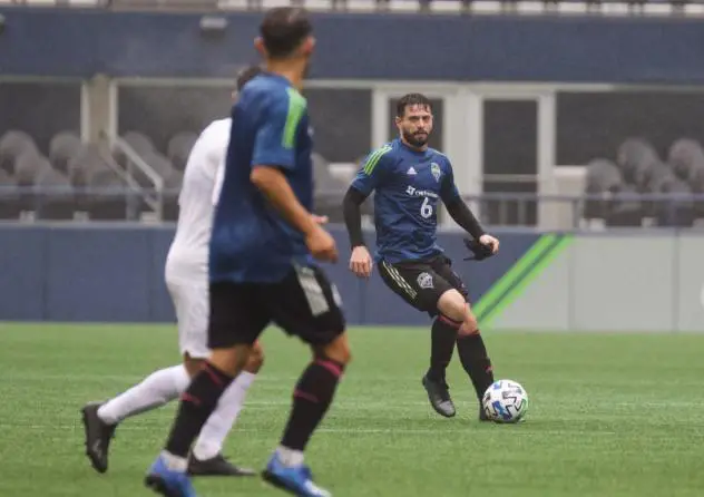 New Seattle Sounders FC designated player Joao Paulo vs. Sacramento Republic FC in preseason action