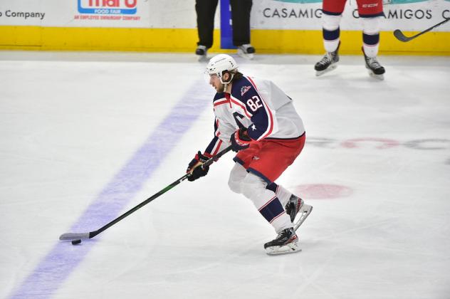 Cleveland Monsters centre Kevin Stenlund