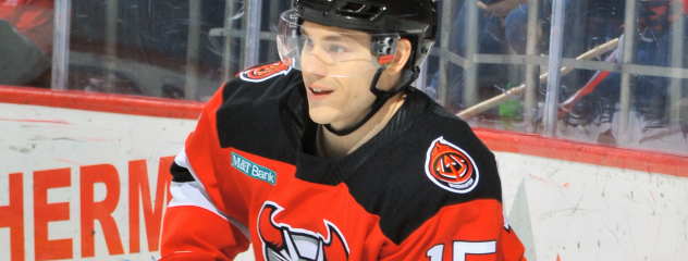 Binghamton Devils defenseman Kyle Cumiskey