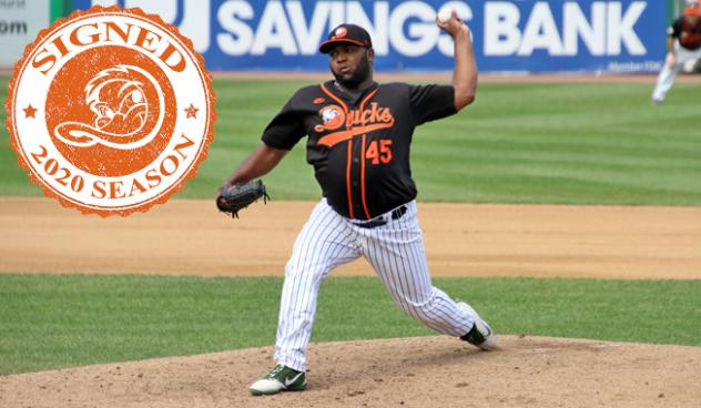 Long Island Ducks pitcher Felix Carvallo