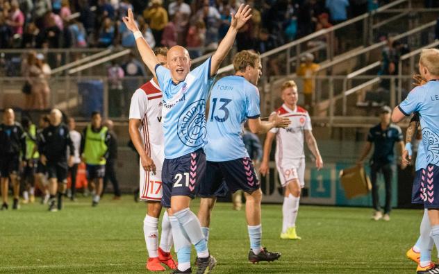 Louis Bennett with Forward Madison FC