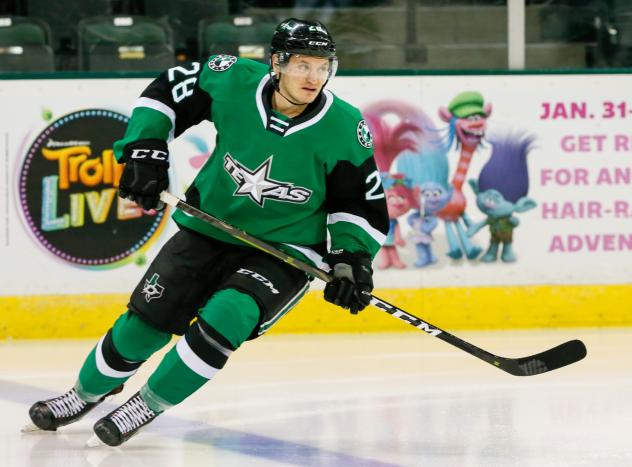 Texas Stars forward Diego Cuglietta