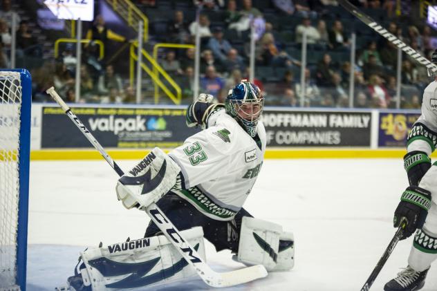 Florida Everblades goaltender Cam Johnson