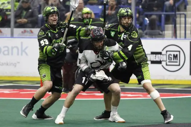 Saskatchewan Rush team up on the Colorado Mammoth