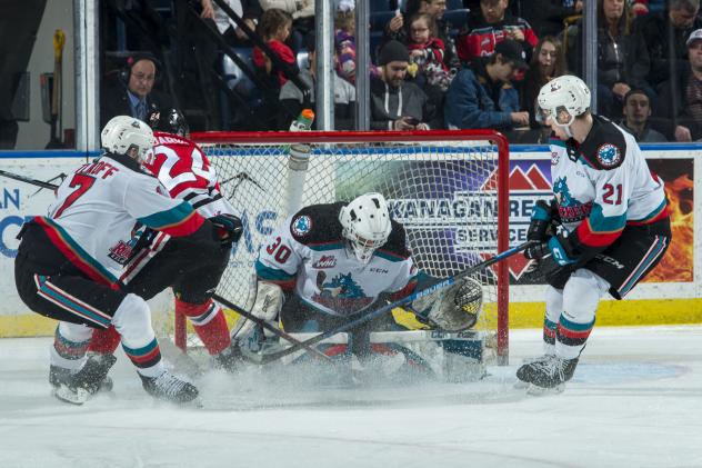 Kelowna Rockets goaltender Roman Basran