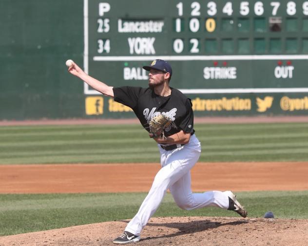 York Revolution pitcher Jake Welch