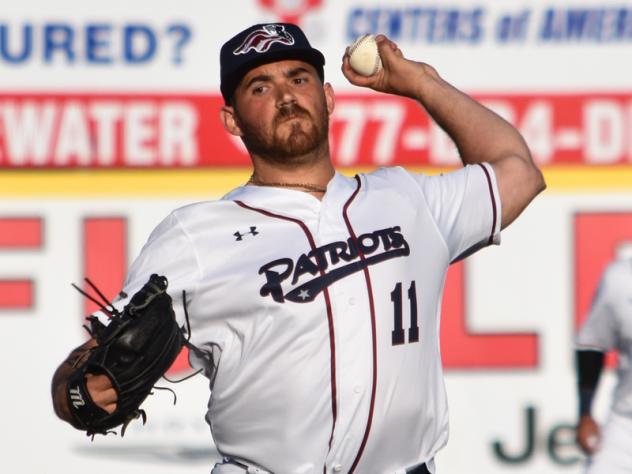 Somerset Patriots pitcher Thomas Dorminy