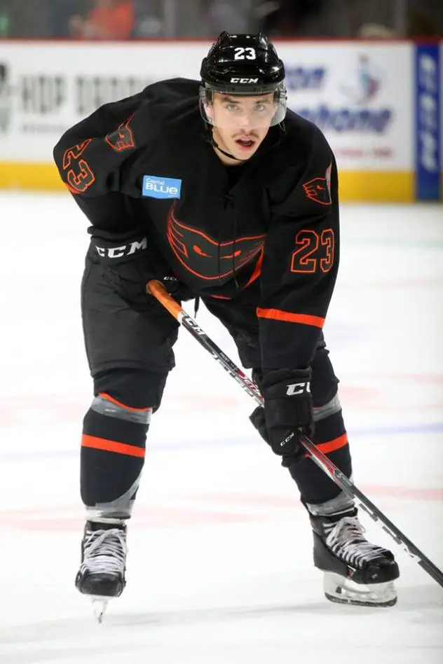 Lehigh Valley Phantoms forward Morgan Frost