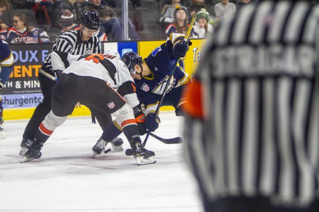 Sioux Falls Stampede face off with the Omaha Lancers