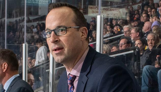 Kelowna Rockets assistant coach Kris Mallette