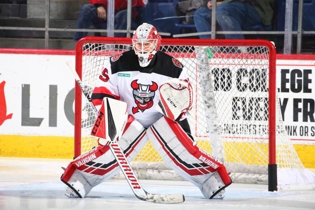 Binghamton Devils goaltender Cory Schneider