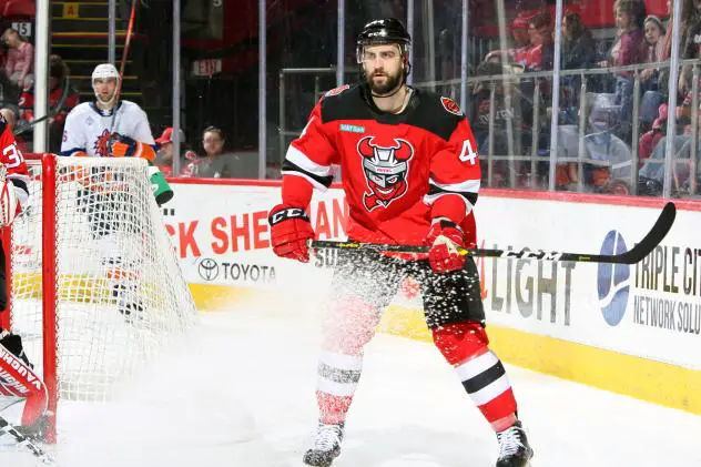 Binghamton Senators defenseman Julian Melchiori