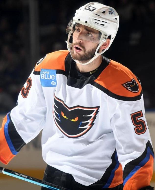 Defenseman Shayne Gostisbehere with the Lehigh Valley Phantoms