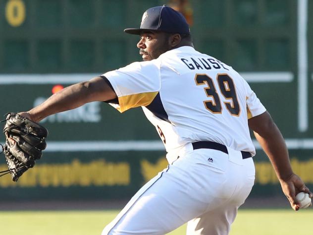 Pitcher Jay Gause with the York Revolution