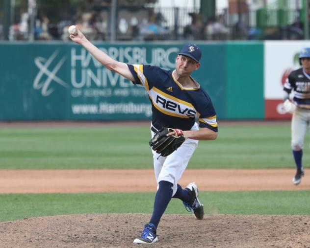 York Revolution pitcher Duke von Schamann